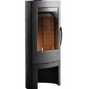 Poêle à bois Invicta Argos 12 kW–Fonte anthracite, haut rendement, bûches < 39 cm