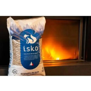 Granulés de bois ISKO–Palette 70 sacs (1050 kg) –DIN+ 100 % résineux